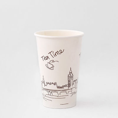 16oz 540ML Paper Cup Single Wall Pla Coated Paper Cup Logo tùy chỉnh