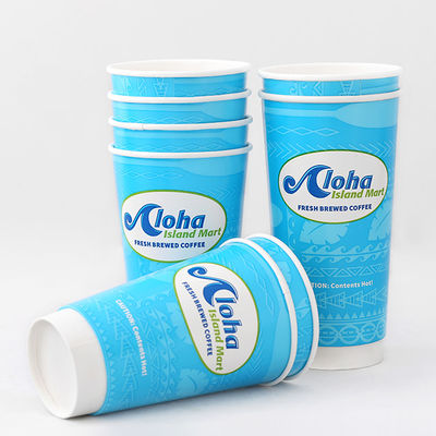 0.3L nước lạnh ly dùng một lần 8oz Double Wall compostable cà phê ly