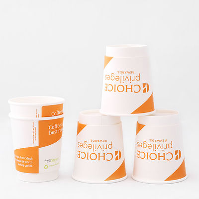 Thức ăn cấp độ đôi Wall Paper Cup 360ml 10oz Hot Coffee Takeaway Cup