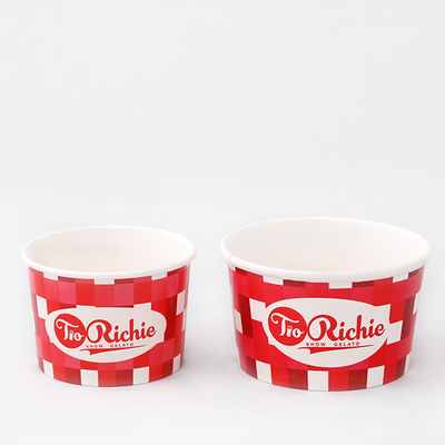 Bàn giấy kem thân thiện với môi trường 0.75L Container Sundae With Mutli Color Print
