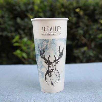 22oz 630ml Single Wall Paper Cup Custom Printing Biodegradable Party Cups (Tấm cá giấy tường duy nhất)