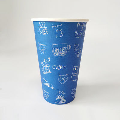 600ml đơn giấy tường Cups nóng tùy chỉnh in 20oz giấy Cup TUV