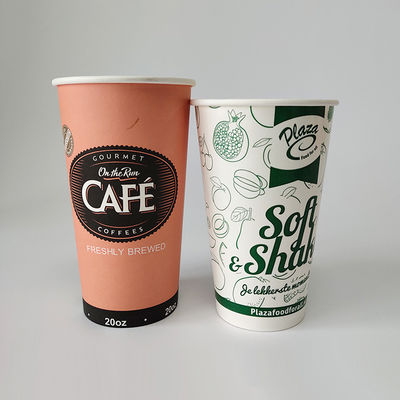 Có thể sử dụng 9,5oz 270 ml PE Single Paper Cup có thể được tùy chỉnh logo