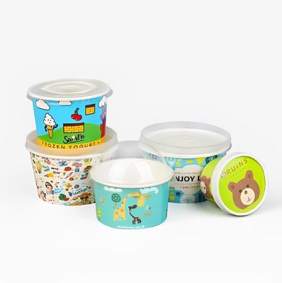 Chén giấy đóng gói chất lượng thực phẩm 650ml Chén salad đơn tường Kraft