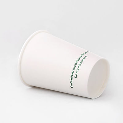 Một lần sử dụng đơn nước uống lạnh Cup giấy 7oz 210ml nhựa không có lớp phủ một bức tường Cups