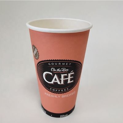 Tùy chỉnh thân thiện với môi trường 270ml Cup giấy đơn 9.5oz không có lớp phủ nhựa 9.5oz