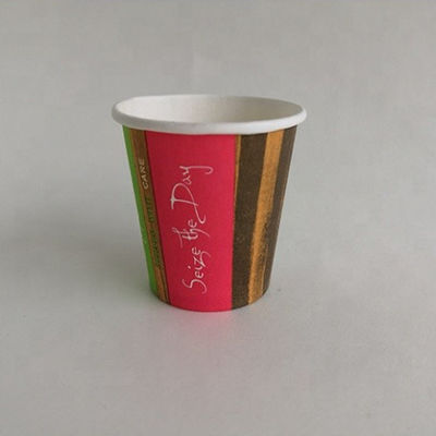 Đồ uống lạnh Cup giấy tường đơn 3oz 75ml Cola lớp phủ PE kép