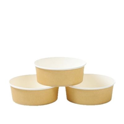 Logo tùy chỉnh Chén giấy in 650ml Hình dạng đơn Biodegradable PLA phủ