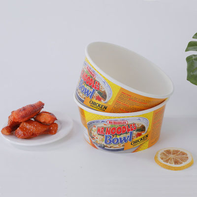 Biodegradable Heavy Duty Paper Bowls 750ml PLA dùng một lần
