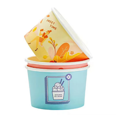 120ml Chén giấy lớn Chén salad Kraft trắng 52mm dùng một lần
