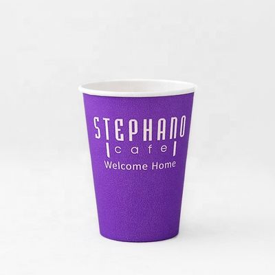 540ml Một lần dùng Cups cà phê Ripple Double PE phủ 16oz đơn Wall Paper Cup