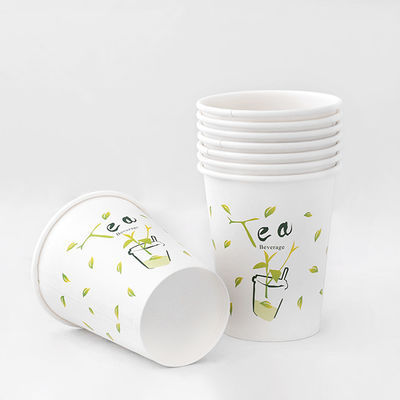 Không có rò rỉ Cups nóng compostable tùy chỉnh một lần sử dụng cà phê 8oz 300ml Eco Cups nóng