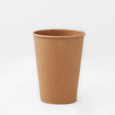 7.5OZ Cốc giấy Kraft dùng một lần một tường Eco Kraft Ice Cream Cups