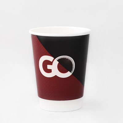 Biodegradable Double Wall Paper Cup 8oz 300ml Cốc phân bón cho đồ uống nóng