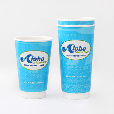 Tùy chỉnh Cốc giấy tường đôi 360ml 10oz Cốc giấy thương hiệu