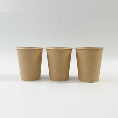 4oz 125ml Single Wall Paper Cup Mô hình tùy biến Biodegradable Cups cà phê