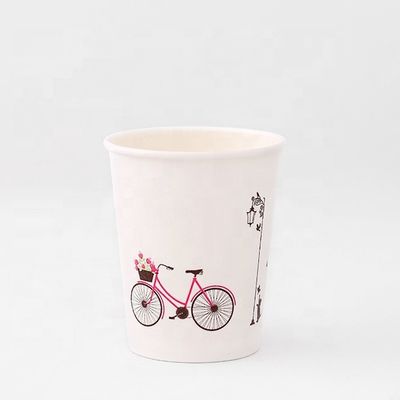 8oz Single Wall Paper Cup 300ml Pla phủ Eco Friendly Biodegradable Takeaway Cups
