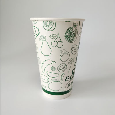 Cúp giấy đơn có khả năng phân hủy sinh học PLA Bi-Cup 20oz 600ml có thể được tùy chỉnh