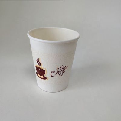 PE dùng một lần được tráng 230ml Cup giấy đơn 75oz Logo tùy chỉnh