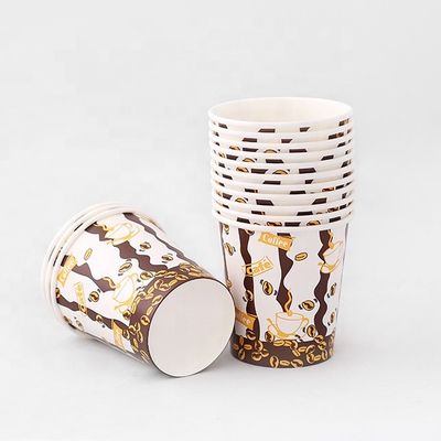 Cúp giấy đơn dùng một lần 7,5oz 230ml Lớp phủ PE Lớp phủ tùy chỉnh PE