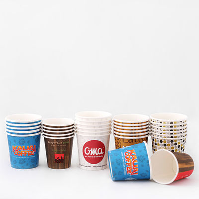 Vật liệu tái chế 85ml Cup giấy đơn 3,5oz Lớp phủ nhựa không có