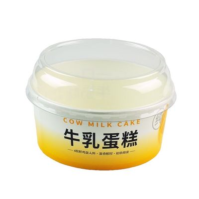 Các bát giấy nhỏ không nhựa cho súp 650ml Tường đơn Biodegradable cho bánh thức ăn nhanh