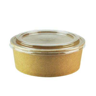 860ml Thẻ giấy Bowl Salad Bowl đơn hộp súp giấy nhỏ