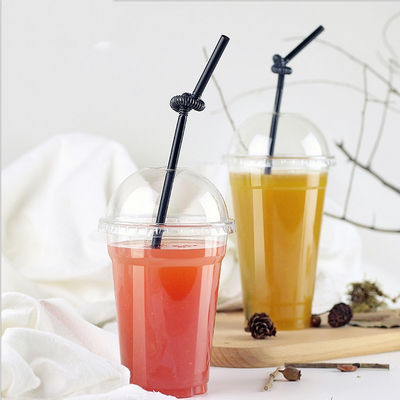 Một lần sử dụng nhựa mái vòm nắp cốc nắp 80mm 90mm PLA mái vòm nhựa nắp
