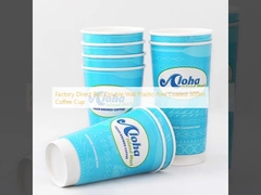 Xưởng sản xuất trực tiếp 8oz Double Wall Không có nhựa phủ 300ml Cốc cà phê